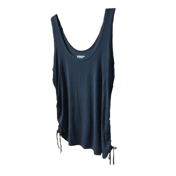 TORRID Plus Size Black Super soft Scoop Neck Side Tie Tank Top SIZE 3X - Picture 4 of 12